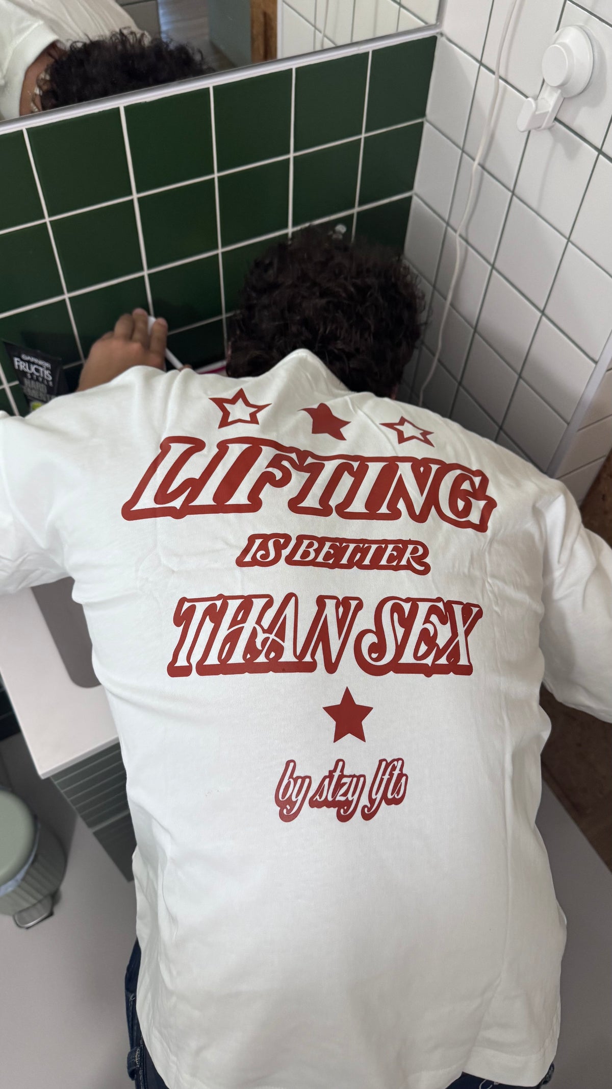 "LIFTING IS BETTER THAN SEX" TEE