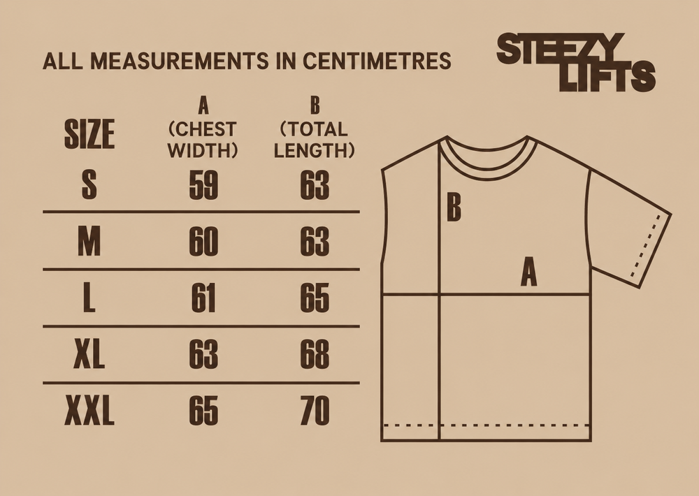 G.O.A.T DELUXE TEE – Guía de tallas